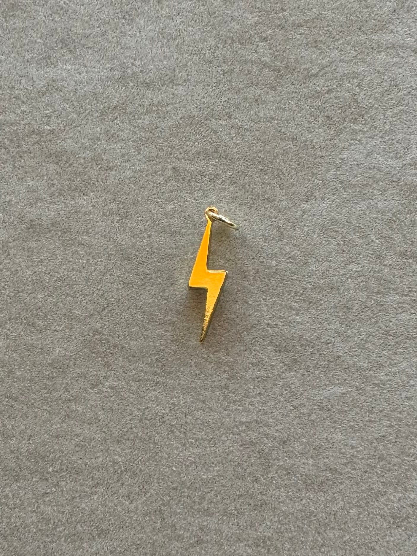 18K Gold Plated Lighting Bolt