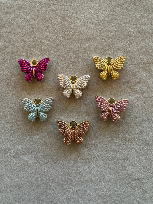 Colorful Butterfly Charm