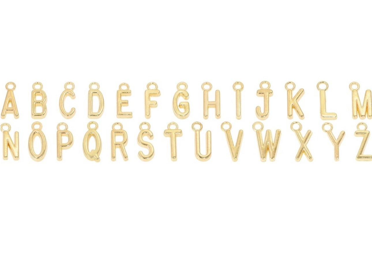 Letters Gold and Silver