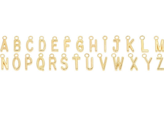 Letters Gold and Silver