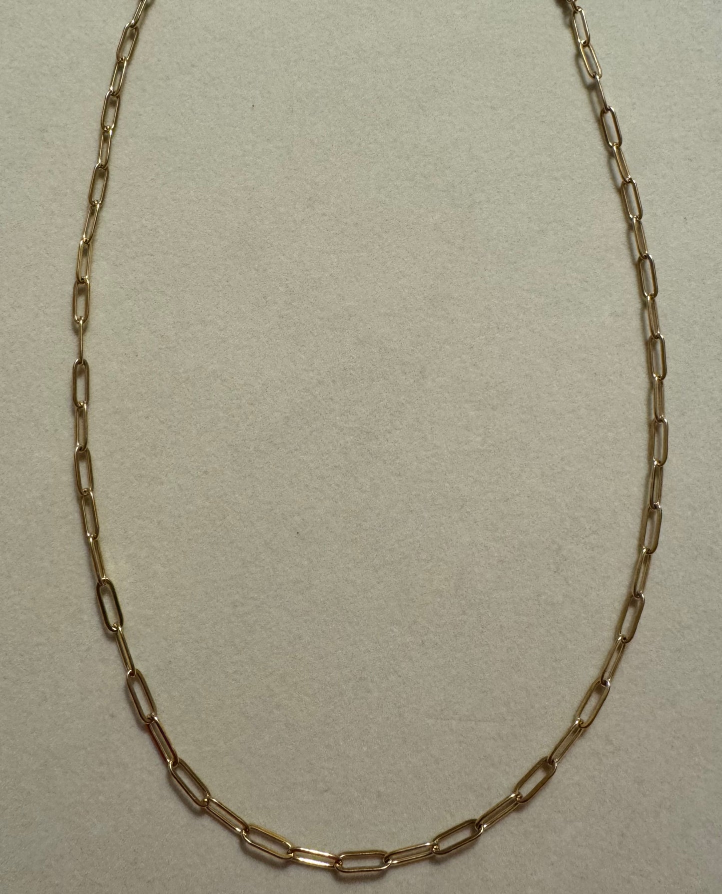 Paperclip Link Necklace  (Gold & Silver)